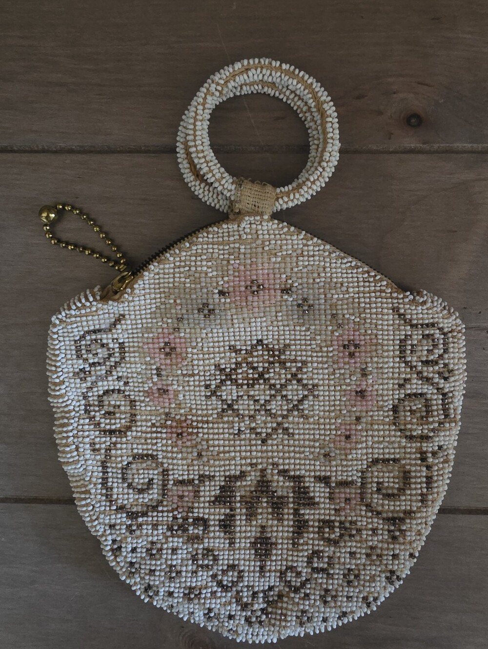 Vintage 1930s Czech Glass Seed Beaded Bag - Picture 6 of 16